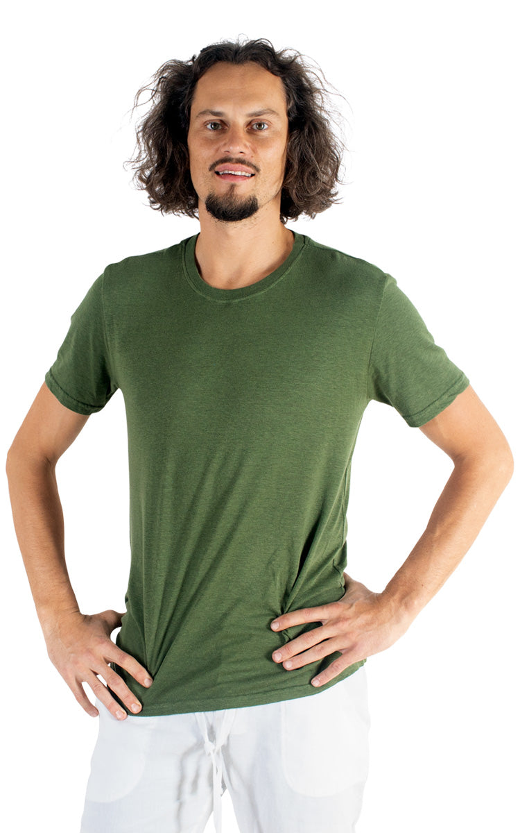 Men's Short Sleeve Hemp Linen Button Down Shirt - Vital Hemp, Inc.